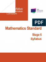 Mathematics Standard Stage 6 Syllabus 2017