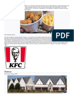 History: KFC, Also Known As Kentucky Fried Chicken