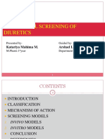 Preclinical Screening of Diuretics: Katariya Mahima M Arshad I. Shaikh