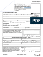 Adult General Passport Application: For Canadians 16 Years of Age or Over Applying in Canada or The USA