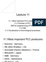 11.1 Most Important PLC Producers 11.2 Families of PLC (SW For Programming of PLC) 11.3 HMI 11.4 Visualization of Technological Processes