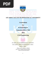 KTU Civil Engineering Curriculum