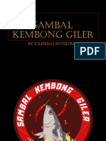 Sambal Kembong Giler: by Cilipedas Enterprise