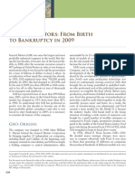 General Motor From Birth To Bankruptcy in 2009 PDF