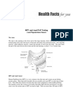 HPV and Anal PAP Testing