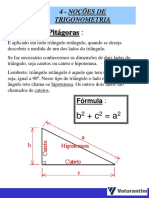 4 - Noções de Trigonometria - Slides