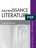 Renaissance Literature (Edinburgh Critical Guides To Literature)