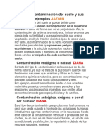 Qué Es La Contaminación Del Suelo y Sus Tipos