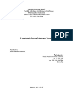 Análisis Sobre La Reforma Tributaria Venezolana 2018