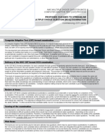 Web Amc Cat MCQ Information Sheet