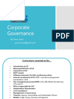 Corporate Governance: by Nancy Jyani