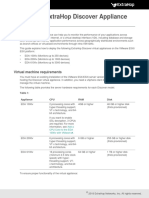 Deploy The Extrahop Discover Appliance With Vmware: Virtual Machine Requirements