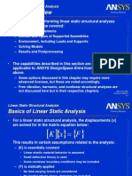 Chapter Overview: in This Chapter, Performing Linear Static Structural Analyses in Simulation Will Be Covered