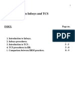 HRM Practices in Infosys and TCS