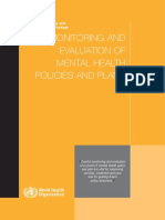 World Health Organization - 2007 - Mental Health Policy and Service Guidance Package