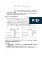 Guidelines For Poster Preparation