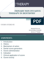 Ozone Therapy: A Revolutionary Non Invasive Therapy in Dentistry