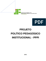 Projeto Político Pedagógico IFPE