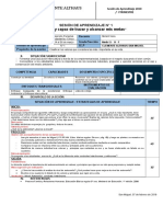 3ro Desarrollo Personas, Cíudadania y Cívica. SESIÓN de APRENDIZAJE