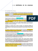 Las Fortalezas o Debilidades de Las Empresas Familiares