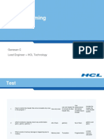 C Programming: Ganesan C Lead Engineer - HCL Technology