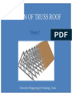 Design of Truss Roof: University of Engineering & Technology, Taxila