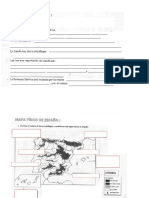 Mapa Fisico España 3 PRIMARIA