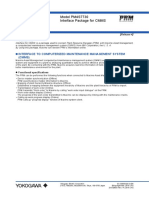 General Specifications: Model PM4S7730 Interface Package For CMMS