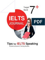 IELTS Journal - Tips For Ielts Speaking