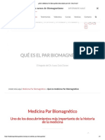 ¿Qué Es Medicina Par Biomagnético Desarrollada Por El Dr. Goiz Durán