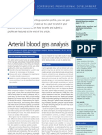 Arterial Blood Gas Analysis