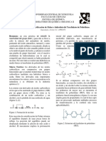 Informe Esterificacion de Fischer