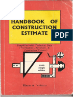 Handbook of Construction Estimate