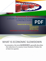 Economic Slowdown Causes, Remedied and Sugesstion