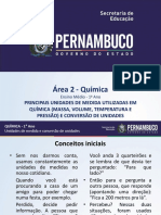 Principais Unidades de Medida Utilizadas em Química (De Massa, Volume, Temperatura e Pressão) e Conversão de Unidades