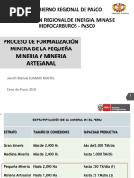 Proceso de Formalizacion Minera