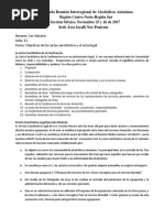 Objetivos de La Carta Constitutiva y El Acta Legal