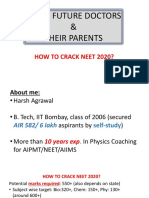 Hello Future Doctors & Their Parents: How To Crack Neet 2020?