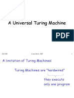 A Universal Turing Machine: Fall 2006 Costas Busch - RPI 1