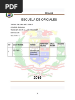 Escuela de Oficiales: English