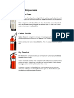 Types of Fire Extinguishers