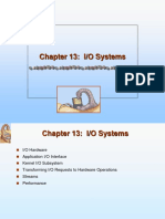 Chapter 13: I/O Systems