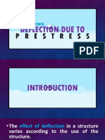 Deflection Due To Prestress