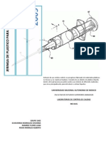 Jeringa de Plastico para Uso Manual