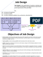 Job Design: Job Design (Work Design or Task Design) Is The Specification of Contents, Methods and