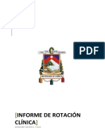 Informe de Rotación Clínica