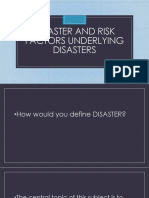 Lesson 1 - Disaster and Risk Factors Underlying Disasters Orig