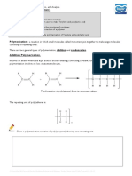 Addition Polymers and Polyester Student Notes