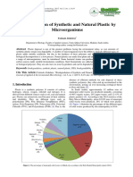 Biodegradation of Synthetic and Natural Plastic by