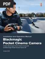 Black Magic Pocket Cinema Camera Manual